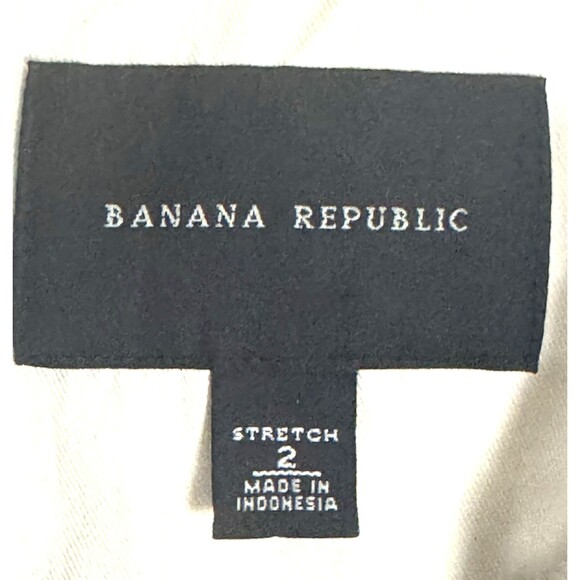 Banana Republic Blazer Gray Pincheck Stretch Belted Jacket Officecore - Picture 3 of 12